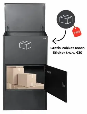 Image de Boîte aux lettres pour colis XXXL + autocollant - PakketPanda