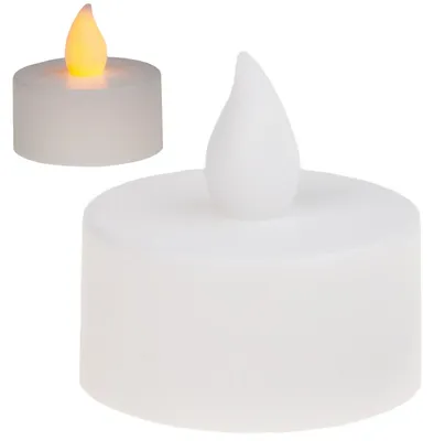 Productafbeelding van TG59649 Kaars, theelicht, LED-lampje, vulling voor een kaars, theelicht, gele vlam, kaars