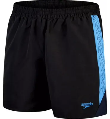 Productafbeelding van Speedo - "Hyperboom Splice" heren zwemshort, model IG4547 (maat S) (zwart/strandblauw/marineblauw)