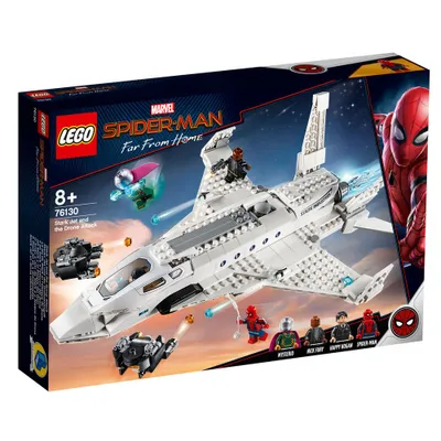 Produktbild von LEGO® Marvel Super Heroes™ Starks Jet & der Drohnenangriff, 76130