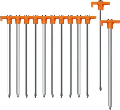 Produktbild von Travelhawk Tentharingen - 18 cm Oranje - 12 Stuks