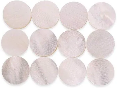 Immagine prodotto di Accessori per chitarra e ukulele con puntini intarsiati da 6 mm per una tecnica impeccabile (12 pezzi)