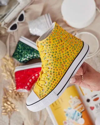 Zdjęcie produktu dla Royalfashion Damskie trampki z cekinami Szis, rozmiar 38