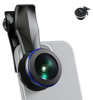 Immagine prodotto di Obiettivo grandangolare fisheye NEEWER da 200°, con attacco filettato da 17 mm, clip per obiettivo per smartphone, ideale per riprese panoramiche, streaming in diretta, paesaggi esterni e architettura, compatibile con iPhone 17, 16 Pro Max e S25 Ultra