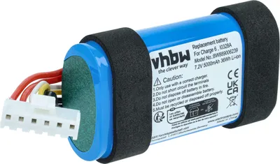 Produktbild von vhbw Akku kompatibel mit JBL Charge 6 Lautsprecher Boxen Speaker (5000 mAh, 7,2 V, Li-Ion)
