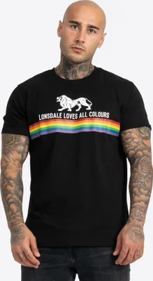 Produktbild von Lonsdale London T-Shirt Herren Nelson schwarz M