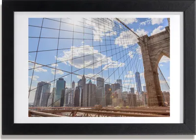 Produktbild von Bild 30x20 MDF-Rahmen, Wandkunst Die meisten New Yorker