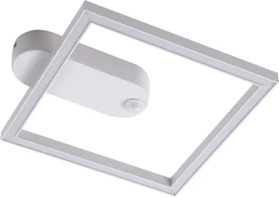 Immagine prodotto di Lindby Plafoniera LED Yulla, bianca, rilevatore di movimento