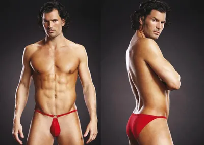 Image de Blue Line Microfiber Pouch Bikini Rouge S/ M