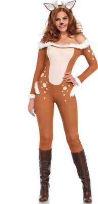 Produktbild von Reh Overall Rentier Faschingskostüm Damen Karneval Größe: S