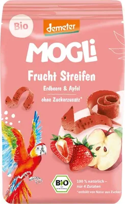 Immagine prodotto di Strisce di gomma alla frutta - fragola e mela 25g