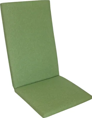 Produktbild von Herlag Sunny Hochlehner-Auflage 123x50x4 cm – wetterfest, wasserfest & UV-beständig – waschbarer Bezug mit Reißverschluss – Oliv