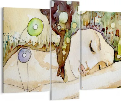 Produktbild von Bild auf Leinwand - Leinwandbild - Frau modern - 95x80cm - Wand Bild - Wanddeko - Wandbilder - Leinwanddruck - Bilder - Kunstdruck - Wanddekoration - Leinwand bilder - Wandkunst - CB95x80-3553