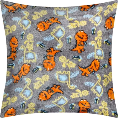 Zdjęcie produktu dla Poduszka ELLÍK – motyw dziecięcy – 35 x 40 cm – szara, pomarańczowa