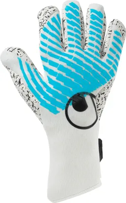 Produktbild von Uhlsport Fm Cybertec Supergrip+ Finger Surround - weiß/cyberblau/schwarz, Größe:8.5