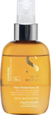 Obrázek produktu pro Alfaparf Milano Semi Di Lino Sunshine Hair Protective Oil ochranný olej pro vlasy namáhané sluncem 125 ml