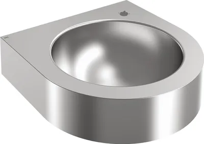 Produktbild von KWC AR Wandtrinkbrunnen, ANIMA, Edelstahl, 345x118x350 mm, Hahnloch