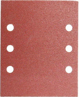 Obrázek produktu pro Náhradní brusný papír se suchým zipem 114x140 mm. S otvory o zrnitosti 180 (10 kusů)