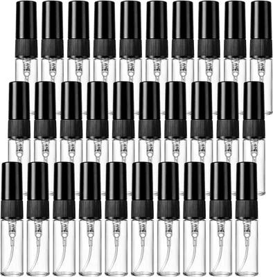 Produktbild von Mini-Sprühflaschen 3 ml, 30 Stück, transparent, für Reisen