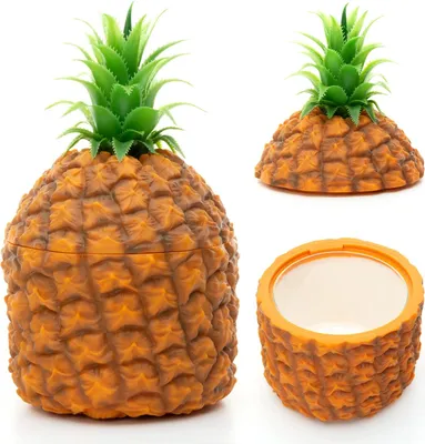 Retro Eiskübel Hawaii Ananas 1500 ml Glas