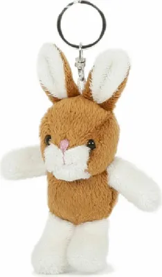 Produktbild von Schlüsselanhänger Hase, 13 cm, Kaninchen Tier Schlüsselring Schlüssel Tier Plüsch Haustier