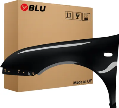 Zdjęcie produktu dla BLU Błotnik pasujący do VW Volkswagen Bora 1J1 1J6 LC9Z Lewy czarny BlackMagic | 1998-2005 | Przedni Przód | Lakierowany | Gotowy do montażu  | Stal