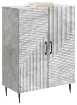 Immagine prodotto di Credenza vidaXL grigio cemento 66 x 34,5 x 89,5 cm in materiale composito