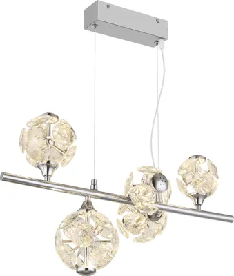 Produktbild von Globo Lighting Hängeleuchte Metall verchromt, LED