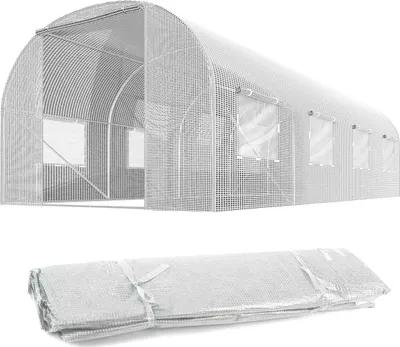 Zdjęcie produktu dla Folia na tunel ogrodowy 3x4,5m (13,5m2) biała Plonos