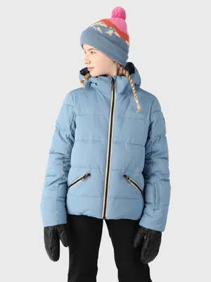 Produktbild von BRUNOTTI Iraika Girls Snow Jacket Steel Blue 152
