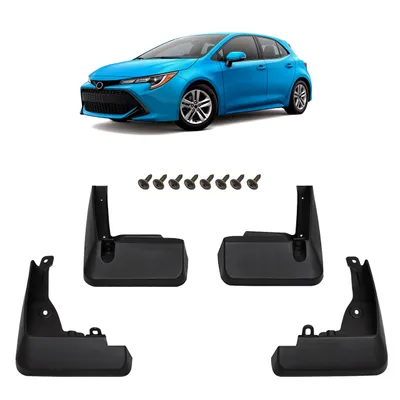 Produktbild von Schmutzfänger 4er-Set mit Befestigungssatz passend für TOYOTA COROLLA XII E21 2019+ HATCHBACK