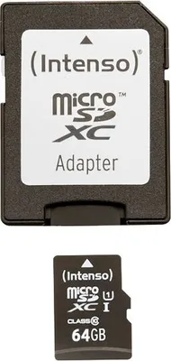 Obrázek produktu pro Intenso Micro Sdxc Karte Uhs-I 64Gb