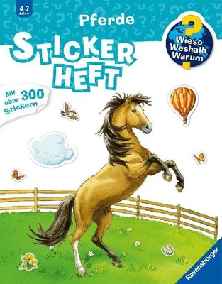 Produktbild von Wieso? Weshalb? Warum? Stickerheft: Pferde