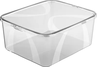 Immagine prodotto di Scatola da 19 l con coperchio LONA, colore:Trasparente