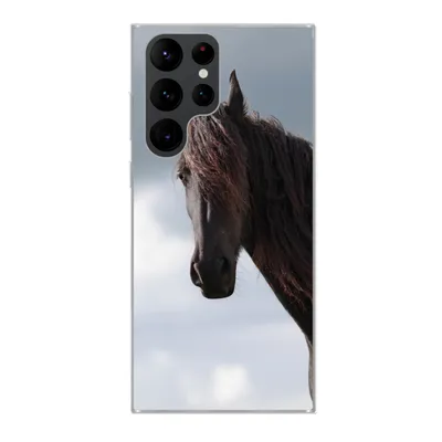 Produktbild von MuchoWow® Handyhülle Schutzhülle Hülle für Samsung Galaxy S22 Ultra Pferde - Himmel - Porträt Silikon Softcase Handy Hülle - Abbildung