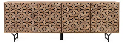 Immagine prodotto di Credenza in legno di mango Mysore 76cm x 220cm x 40cm Giner y Colomer
