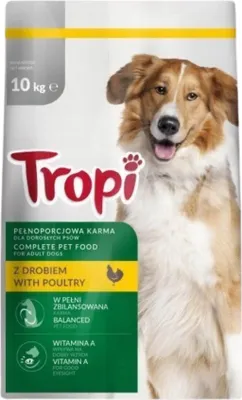 Zdjęcie produktu dla Sucha karma dla psów dorosłych Tropi Drób 10 kg