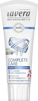 Produktbild von Lavera Complete Care Toothpaste Without Fluoride and Dyes with Organic Echinacea and Calcium 75ml