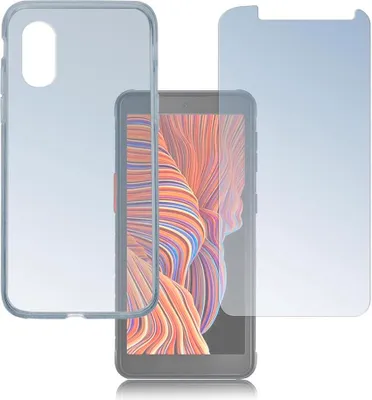 Produktbild von 4smarts 360 Protection Set fr Galaxy Xcover 5. transparent