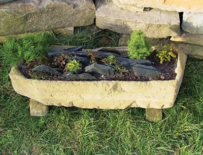 Obrázek produktu pro Nohel Garden Koryto O2 imitace kamene 16kg 70x23x14cm