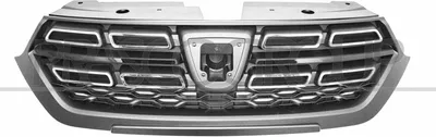 Produktbild von PRASCO DA7362001 Kühlergrill Frontgrill für DACIA Dokker Kombi (KE) Schwarz