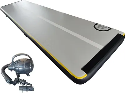 Produktbild von Airtrack MASTER S-Pro aufblasbare Matte 800 x 200 x 20 cm, grau, schwarz
