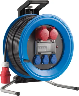 Produktbild von Hedi Kabeltrommel 25 m Professional Plus 450 1 CEE Steckdose 3 Steckdosen