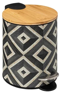 Produktbild von 5five Mülleimer mit Soft-Close-Mechanismus, 3 Liter, in Schwarz und Beige