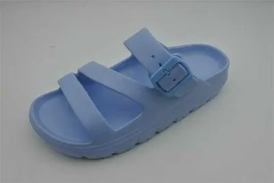 Produktbild von Badelatsche MY5489-LBL, Blau, aus Synthetik, wasserabweisend, mit Schnalle