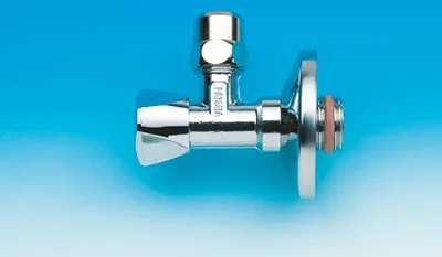 Produktbild von Naber Eckventil, 1/2', chrom   - Montagematerial