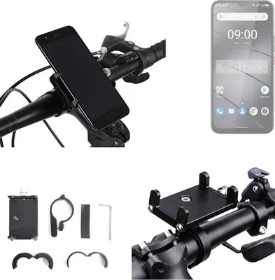 Produktbild von K-S-Trade Handyhalterung für das Fahrrad kompatibel mit Gigaset GS5 Halter Lenkstange Fahrradhalterung Motorrad Bike Mount Befestigung Smartphone