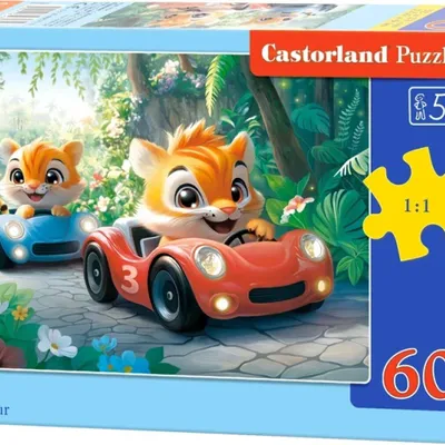 Imagen del producto de CASTORLAND Puzzle Tigerbox, 60 piezas