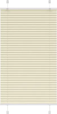 Zdjęcie produktu dla Roleta plisowana kremowa 70x150 cm Szerokość tkaniny 69,4 cm