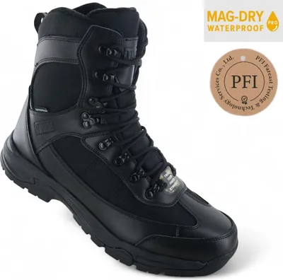 Image de MAGNUM MAGG Waterproof - Hommes Bottes Bottes tactiques Chaussures Noir M000264362 , EU 46 UK 12